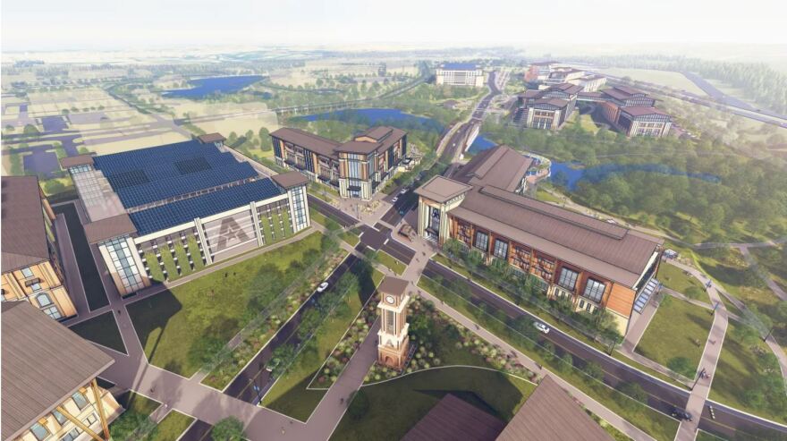 UTA West will be on 51 acres of land in the Walsh Ranch development. University officials have been meeting with education, business and political leaders about the prospects for the new campus.