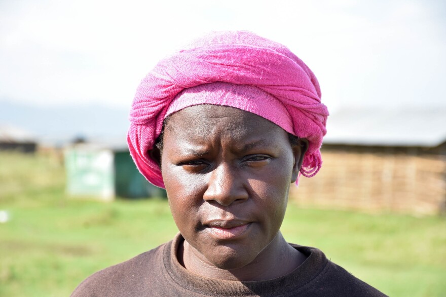 Lorine Otieno Abuto is a member of the No Sex for Fish cooperative. She says, "I am just praying that I will get some money to make my own boat like I had before."