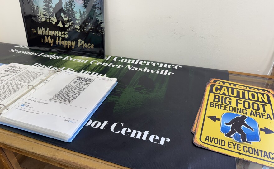 The Indiana Bigfoot Center in Nashville has plenty of Bigfoot merchandise.