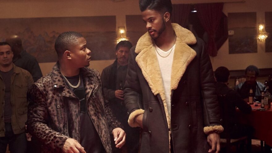 Jason Mitchell and Trevor Jackson star in <em>SuperFly</em>, a remake of the 1972 blaxploitation flick.