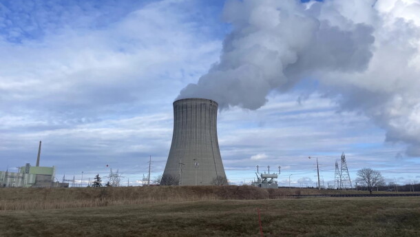 A cooling tower at a nuclear power plant in Oswego, New York. Four nuclear reactors currently operate in the state, providing one-fifth of its electricity.