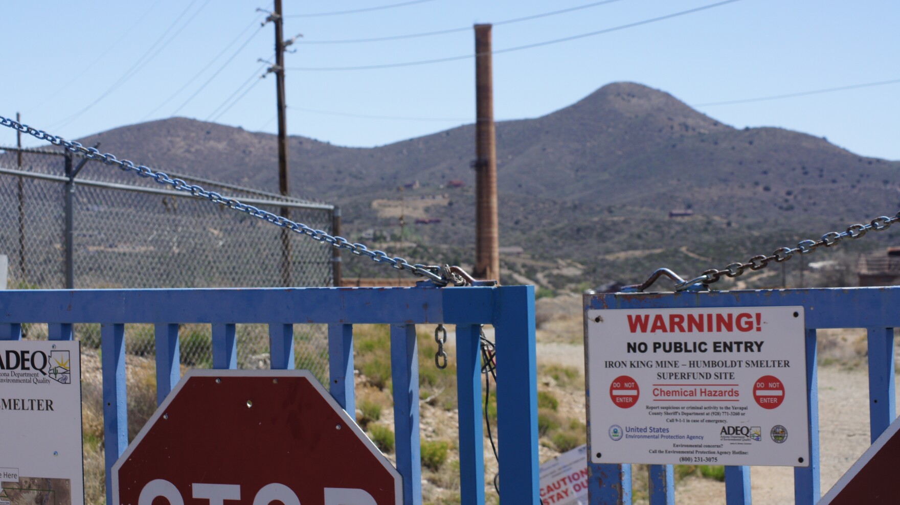 EPA Warns People To Stay Away From Iron King Mine, Humboldt Smelter