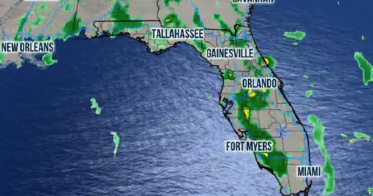 Strong to severe storms for parts of Florida on Sunday and Monday