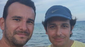  'FIGURA PATERNA' Sergio Barth (left) and his older brother Luis Fernando Barth, who is among the missing in the Surfside condo collapse