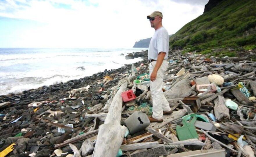 Many countries, including the U.S., contribute plastic pollution, and it all adds up. For example, in 2010 alone 8 million metric tons of plastic entered the world's oceans.