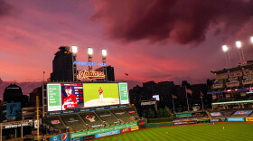 The Cleveland Indians played their pandemic-shortened 2020 season at an empty Progressive Field.