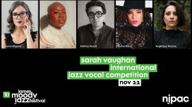 NJPAC announces the top five finalists in the 15th annual Sarah Vaughan International Vocal Competition