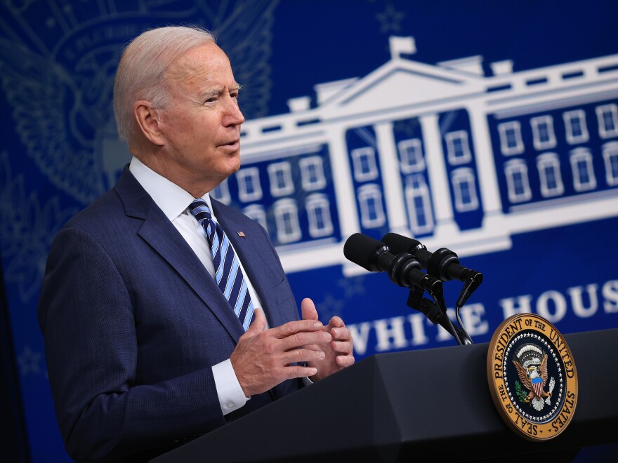 President Biden delivers remarks about the federal response to Hurricane Ida on September 2, 2021 in Washington. On Thursday, Biden and Chinese President Xi Jinping spoke on the phone for only the second time since Biden took office.