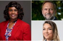 (left-right) Chauna Banks, Pat Forbes and Lindsay Rubia Garcia are among the challengers for the seat representing Louisiana's 6th Congressional District.