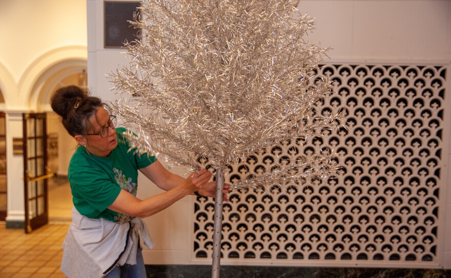 aluminum Christmas trees