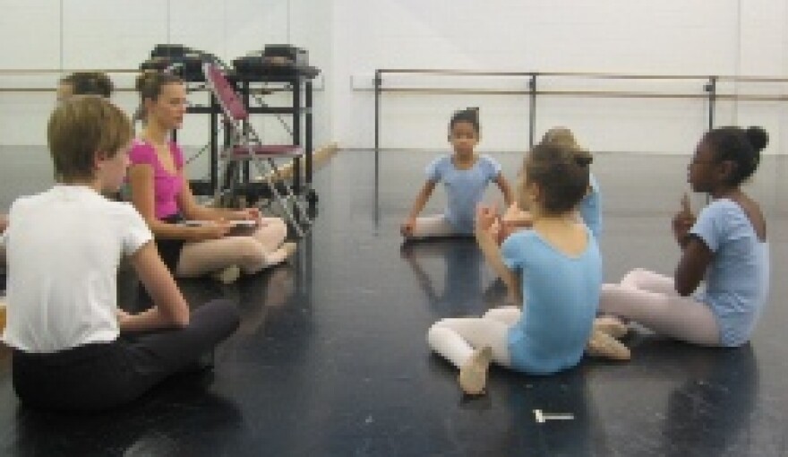 Grace Hooks attends classes on Saturday mornings at the Kansas City Ballet. This year marks her first as an angel in "The Nutcracker."