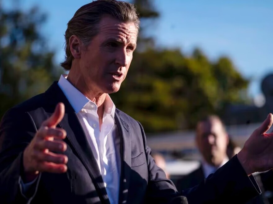 California Gov. Gavin Newsom met with victims' families, local leaders and community members who were impacted by the shootings in Half Moon Bay.