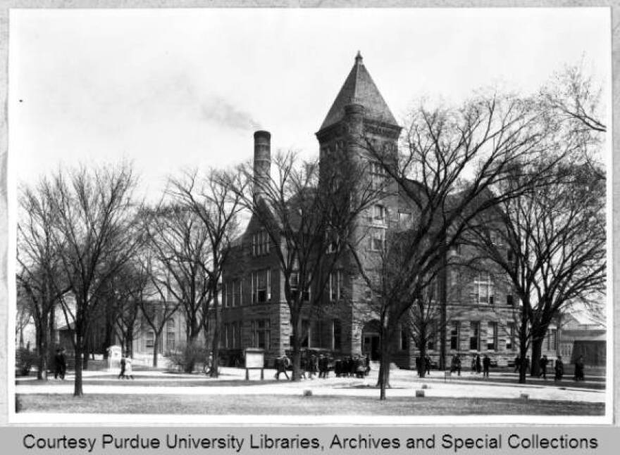 The EE building, first home of WBAA.