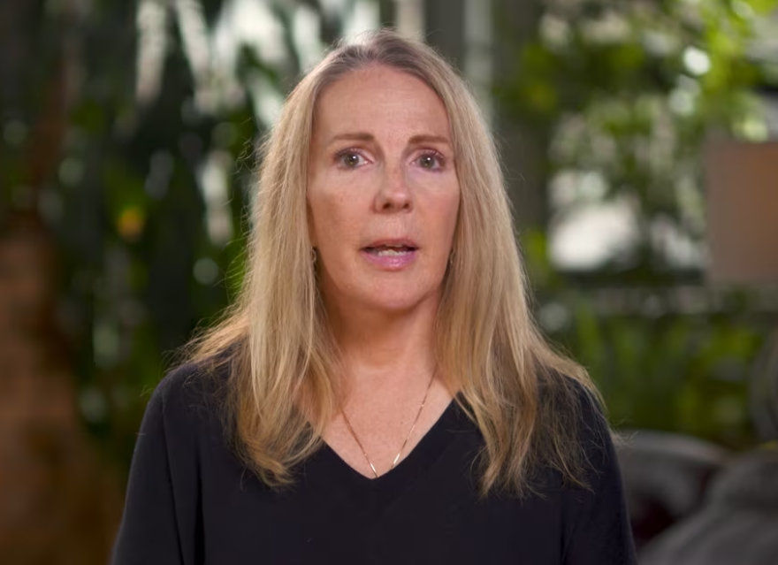 Monroe County District Attorney Sandra Doorley is seen in this frame grab from a video statement issued early Monday, April 29, 2024.