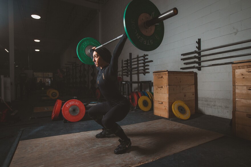 Subreen Dari is a Palestinian American weightlifter who aspires to compete in future Olympic Games.