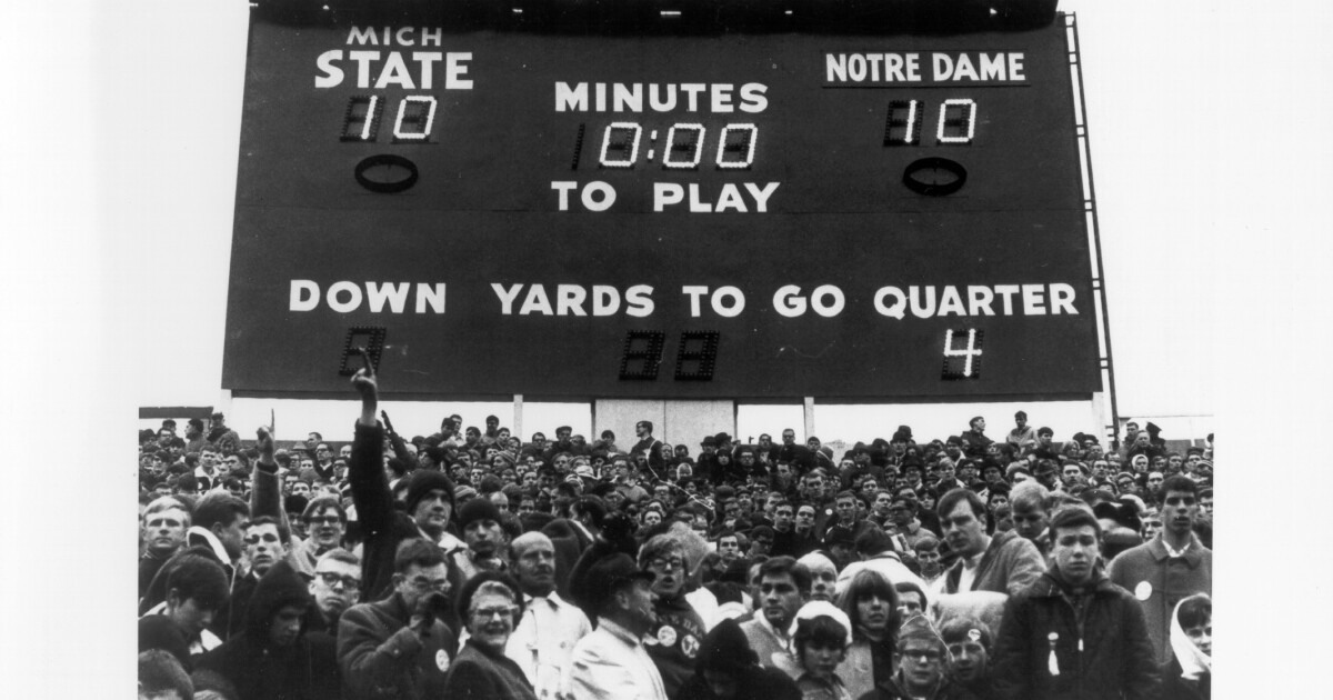 Saturday marks 60 years since 'Game of the Century' at Spartan Stadium