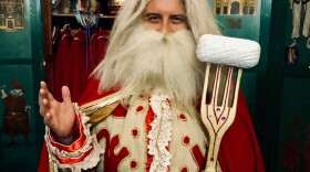 Sebastiano Ridolfi tries on the costume of Papà del Gnoco, or "Gnocchi Dad," the Santa-esque figure who's the symbol of the gnocchi-themed pre-Lent celebration in Verona, Italy. Although Ridolfi didn't win the election to be Papà del Gnoco, he was received warmly by the crowd and remains committed to challenging traditions.