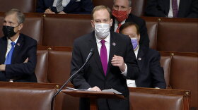 In this image from video, Rep. Lee Zeldin (R-NY1) said he will vote against impeaching President Donald Trump.