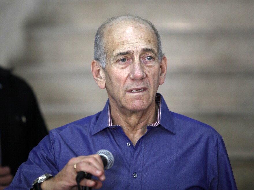 Former Israeli Prime Minister Ehud Olmert diverges from the official Israeli position on the U.N. General Assembly vote last week.