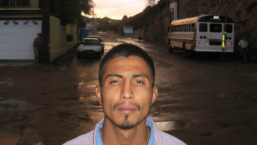 Diego Roman Elena Rodriguez stands on the spot where his brother, 16-year-old Jose Antonio Elena Rodriguez, was killed by a Border Patrol agent on International Street in Nogales, Mexico, in 2012.