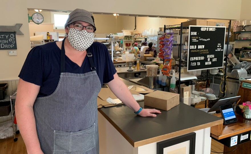 Jenny Mowe, owner of Sweet Wife Baking in Baker City, decided to stay open and offer takeout and other services during the pandemic.