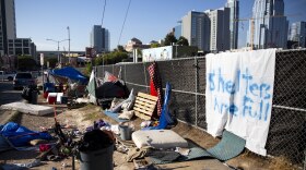 A view outside the Austin Resource Center for the Homeless from November of 2019. 
