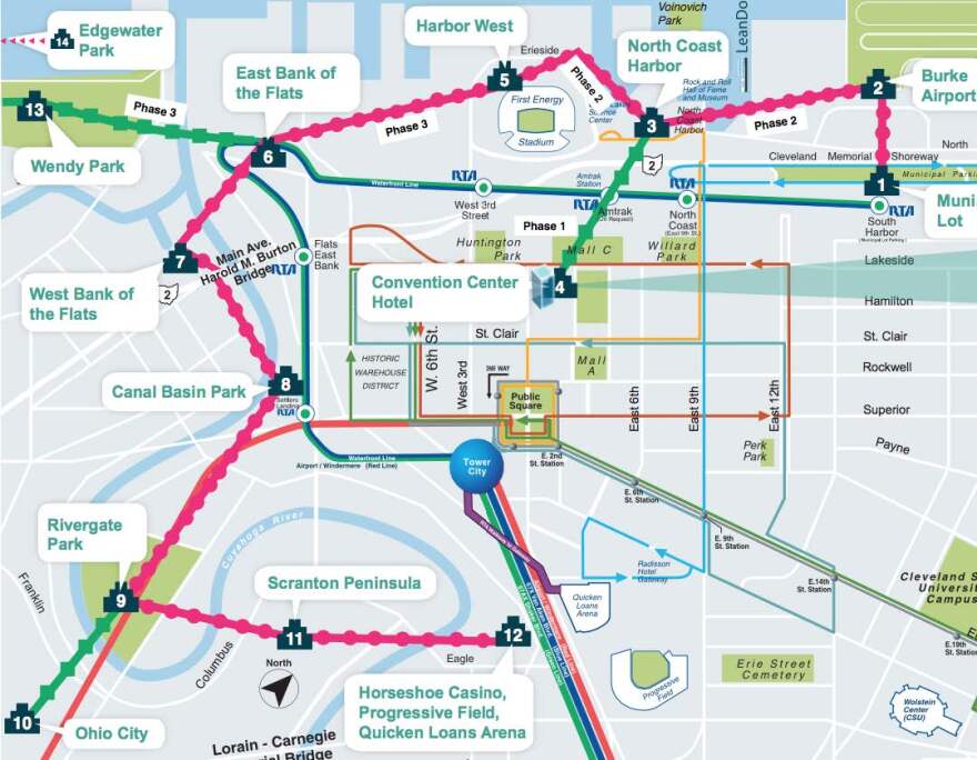 Cleveland Skylift route proposal/ClevelandSkylift.com