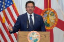 FILE - Florida Gov. Ron DeSantis speaks during a news conference Aug. 12, 2025, in Tampa, Fla.