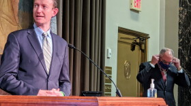 Assistant State Health Officer Alex Billioux answers reporters' questions during Gov. John Bel Edwards COVID-19 media briefing. July 21, 2020