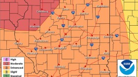 National Weather Service map