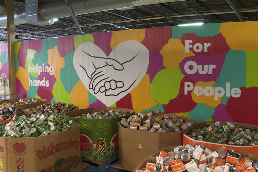 The St. Vincent De Paul Food Pantry provides only a small percentage of relief for families in Indianapolis compared to SNAP.