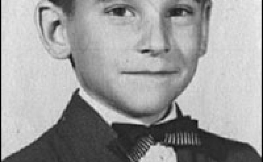 A fourth-grade Jon Scieszka smiles for the camera.