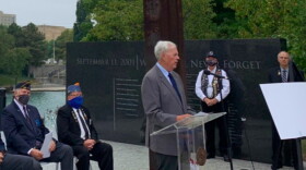 The 9/11 Memorial in Indianapolis.