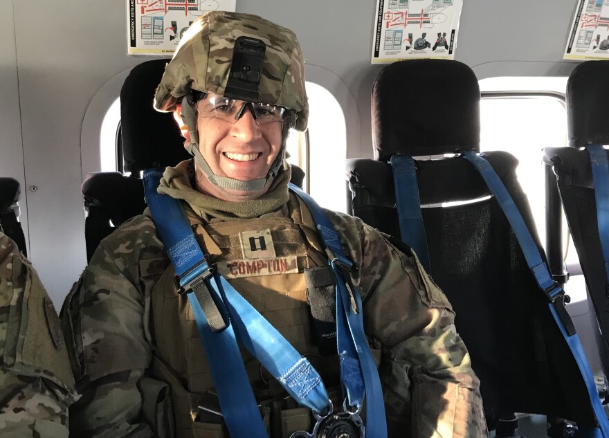 628th Civil Engineer Squadron operations flight commander Maj. Phil Compton heads to Afghanistan in 2018 as part of the Afghanistan-Pakistan Hands Program.