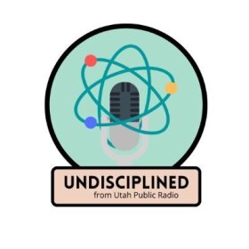 The Undisciplined logo features an atom circling a microphone