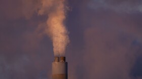 FILE - Carbon dioxide and other pollutant billows from a stack at PacifiCorp’s coal-fired Naughton Power Plant, near where Bill Gates company, TerraPower plans to build an advanced, nontraditional nuclear reactor, Jan. 13, 2022, in Kemmerer, Wyo.