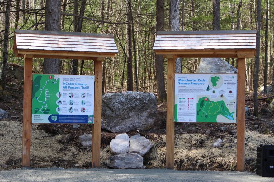 Interpretive signage is available along the All Persons Trail. There's also an audio tour and materials in English and Spanish.