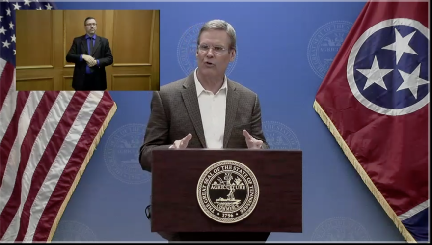 Tennessee Gov. Bill Lee says schools should remain closed until April 24.
