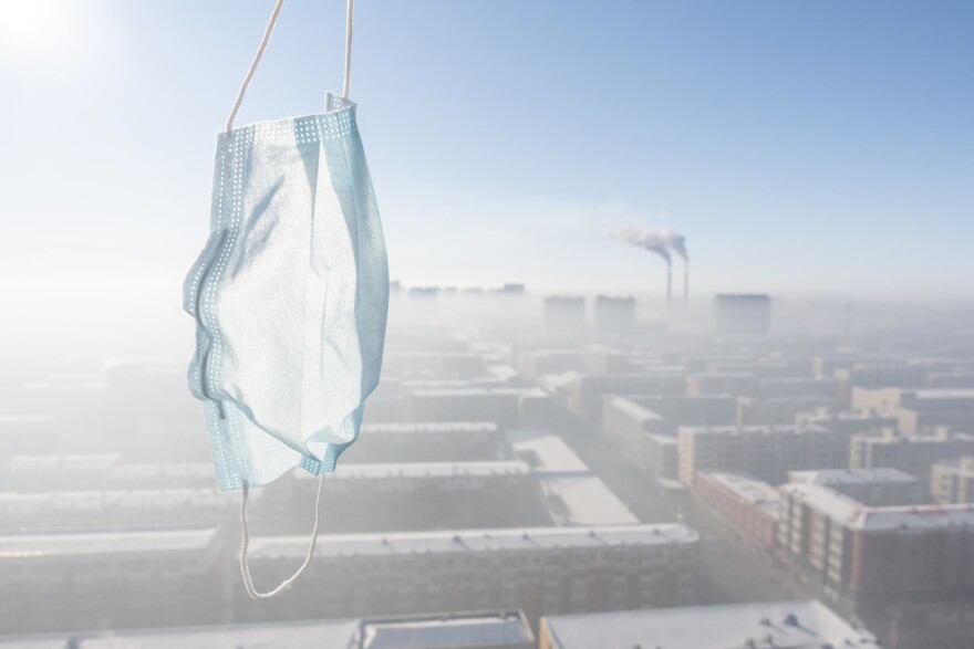 Climate journalist Emily Atkin says climate change and the coronavirus pandemic both threaten lives and livelihoods, require immediate collective action and rely on the expertise of scientists. (Getty Images)