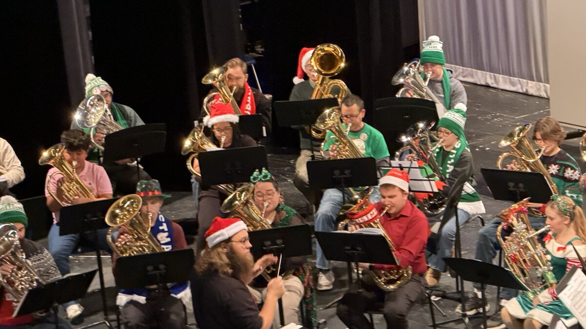 Low brass takes center stage at Rockford's TUBACHRISTMAS