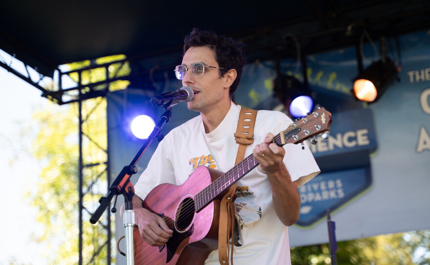 Alec Snead performs at the Wagner Subaru Outdoor Experience on October 3, 2026.