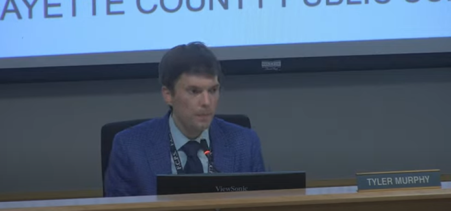 Fayette County School Board Chair Tyler Murphy