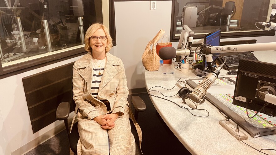 Elizabeth Starling at the NPR Illinois studios.
