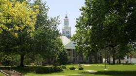 The Henry Pfeiffer Library at MacMurray College in Jacksonville, Illinois. (Courtesy)