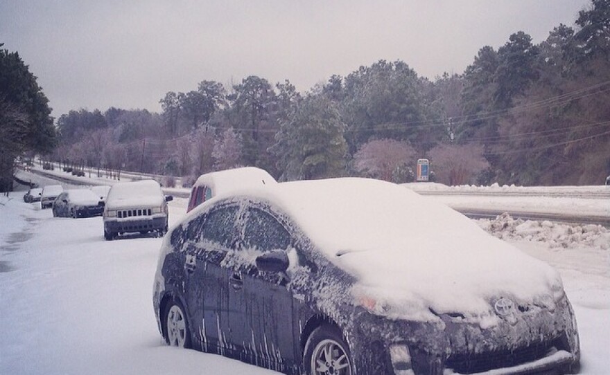 This is near the Chapel Hill/Durham line. Taken Thursday morning about 10 a.m.
