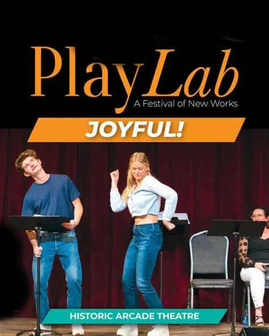 Florida Repertory Theatre Poster for PlayLab Festival of New Works