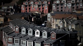 In Oakland, California, homelessness increased nearly 50% over the past two years due, in large part, to rising rents and evictions. (Justin Sullivan/Getty Images)
