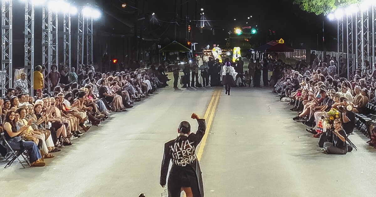 Fronteras: Sustainable fashion meets an iconic Chicano aesthetic in 'Runway Rasquachic'