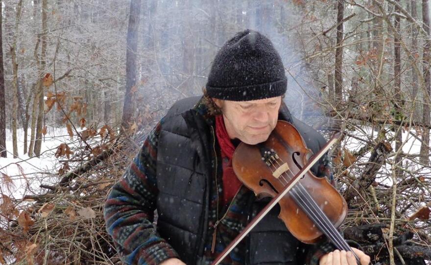 'Snow fiddling. Where is the smoke coming from?'