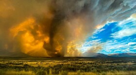 A wildfire in Lassen County in Northern California on Saturday spawned at least one fire tornado that prompted the National Weather Service to issue a tornado warning. As of Monday, firefighters were still trying to contain the blaze.